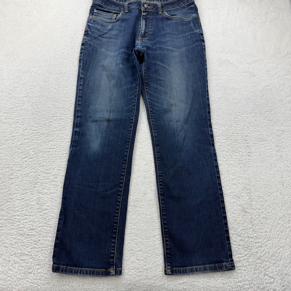 Patagonia Mens 32 Organic Cotton Straight Leg Jeans Blue Medium Wash *